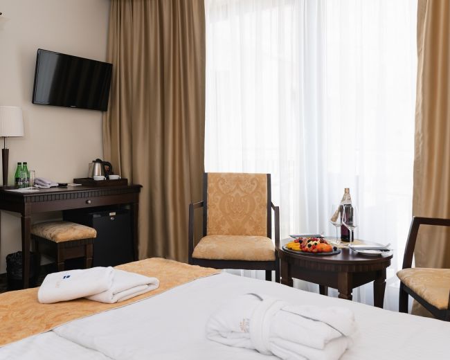 Pokój Comfort z balkonem przystosowany do potrzeb niepełnosprawnych